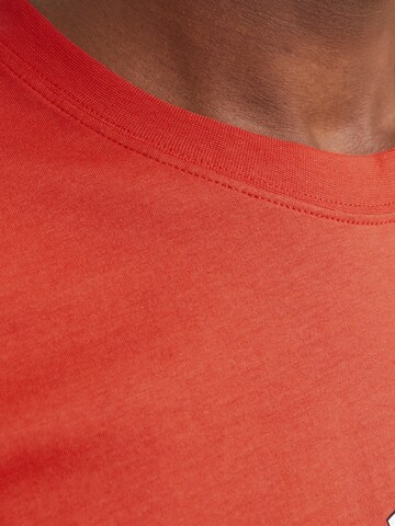 JACK & JONES Shirt 'JORAnatomy Skull' in Orange