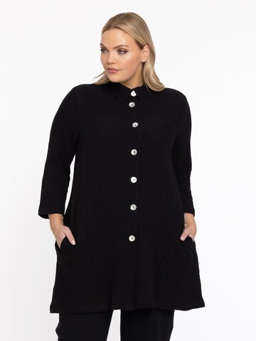 YOEK Blouse in Zwart: voorkant