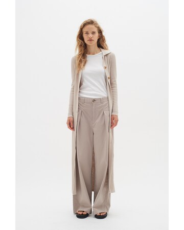 Wide Leg Pantalon à pince InWear en beige