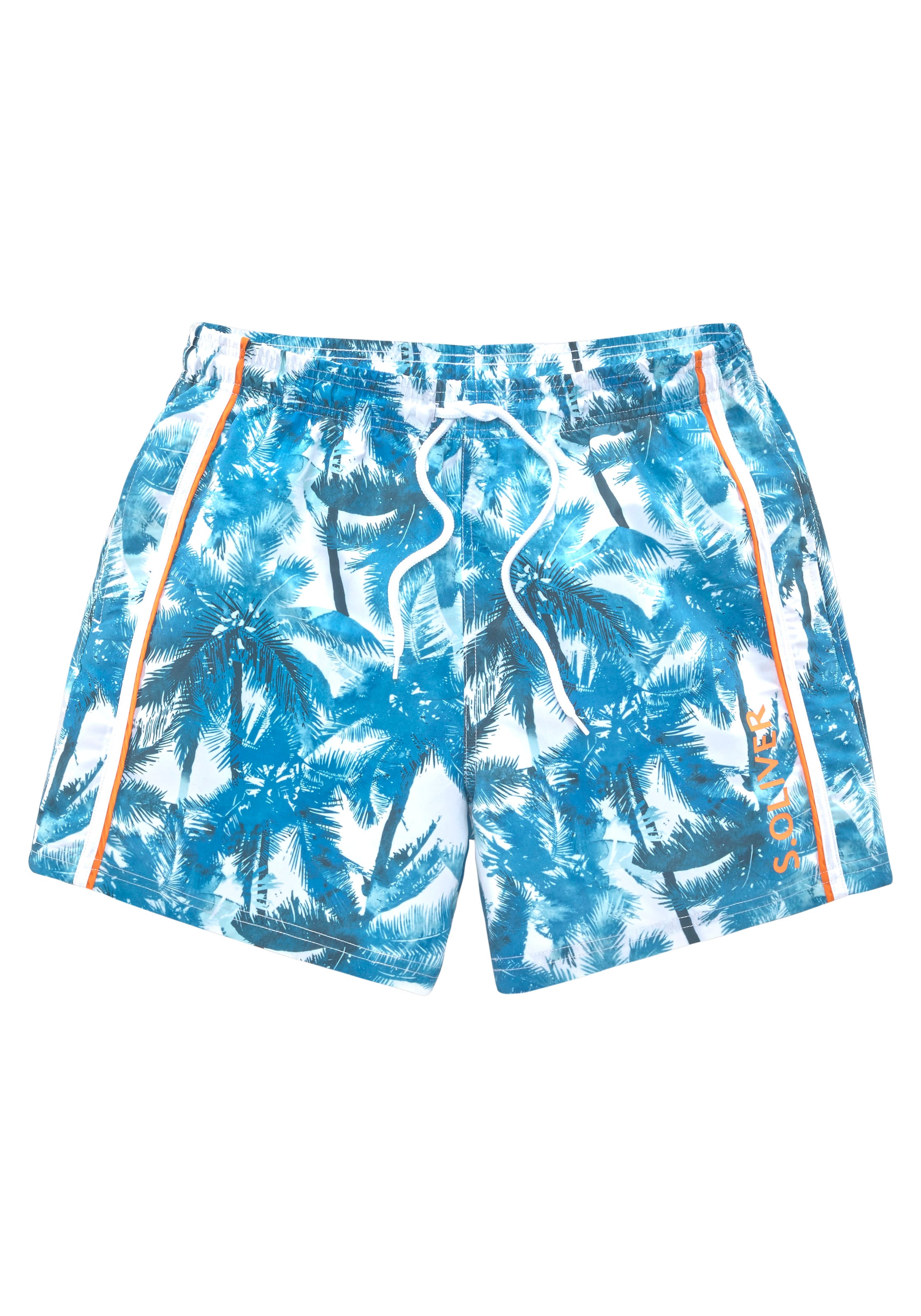 s.Oliver Badeshorts in Blau: Vorderseite