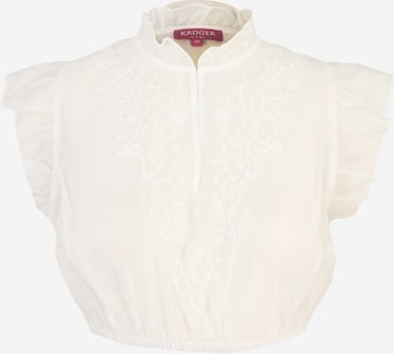 Krüger Madl Dirdnl-bluse i beige: forside