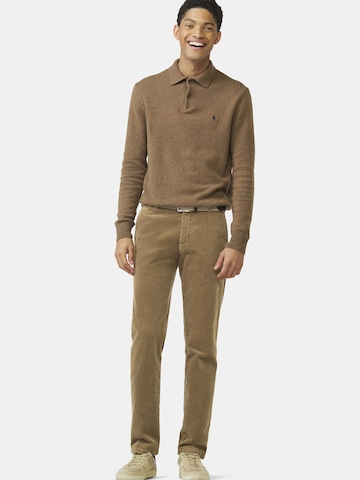 Regular Pantalon chino 'Bonn Acitve' MEYER en marron