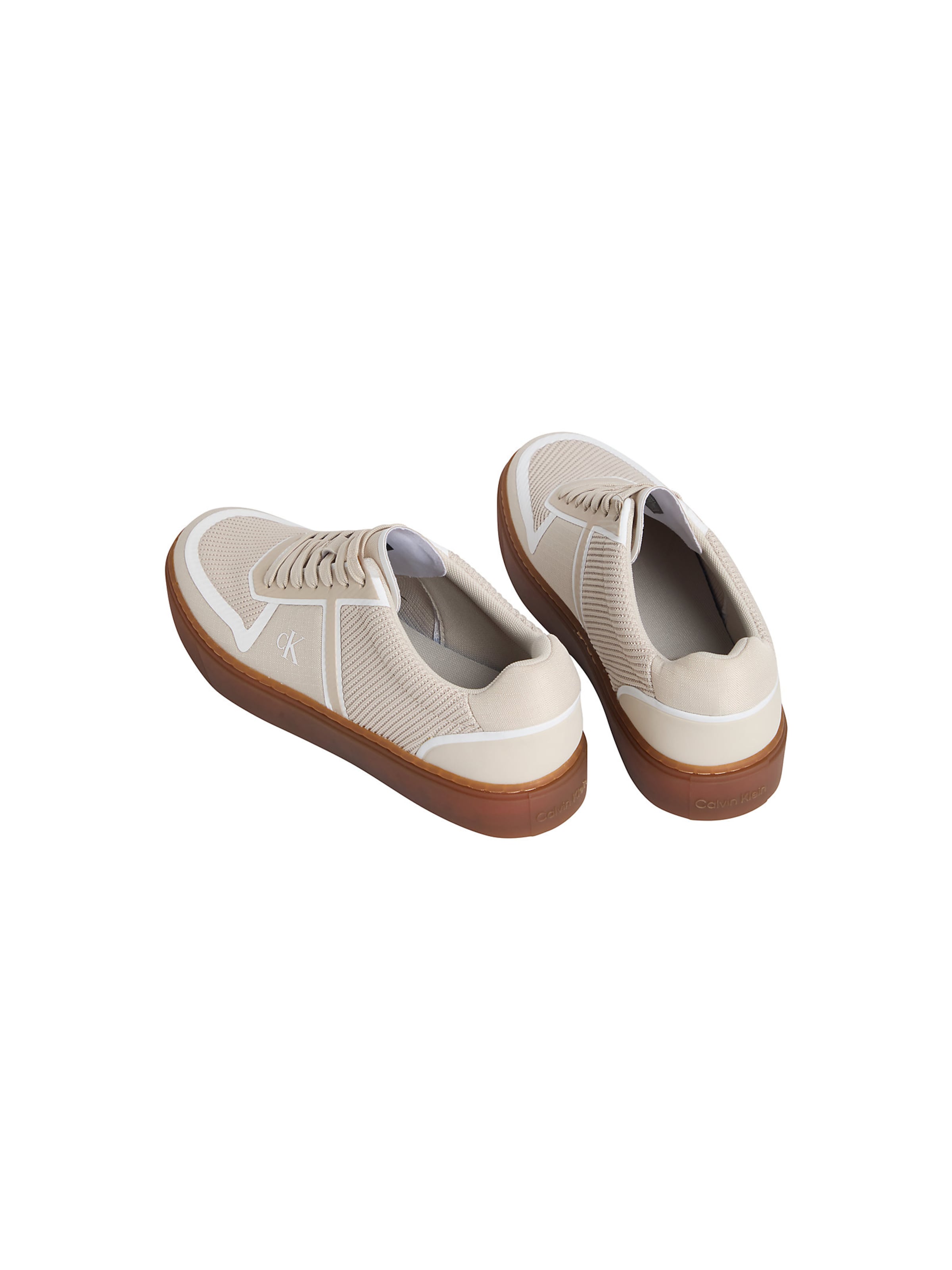 Calvin Klein Platform trainers in Beige