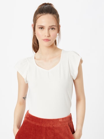 Blutsgeschwister Shirt in White: front