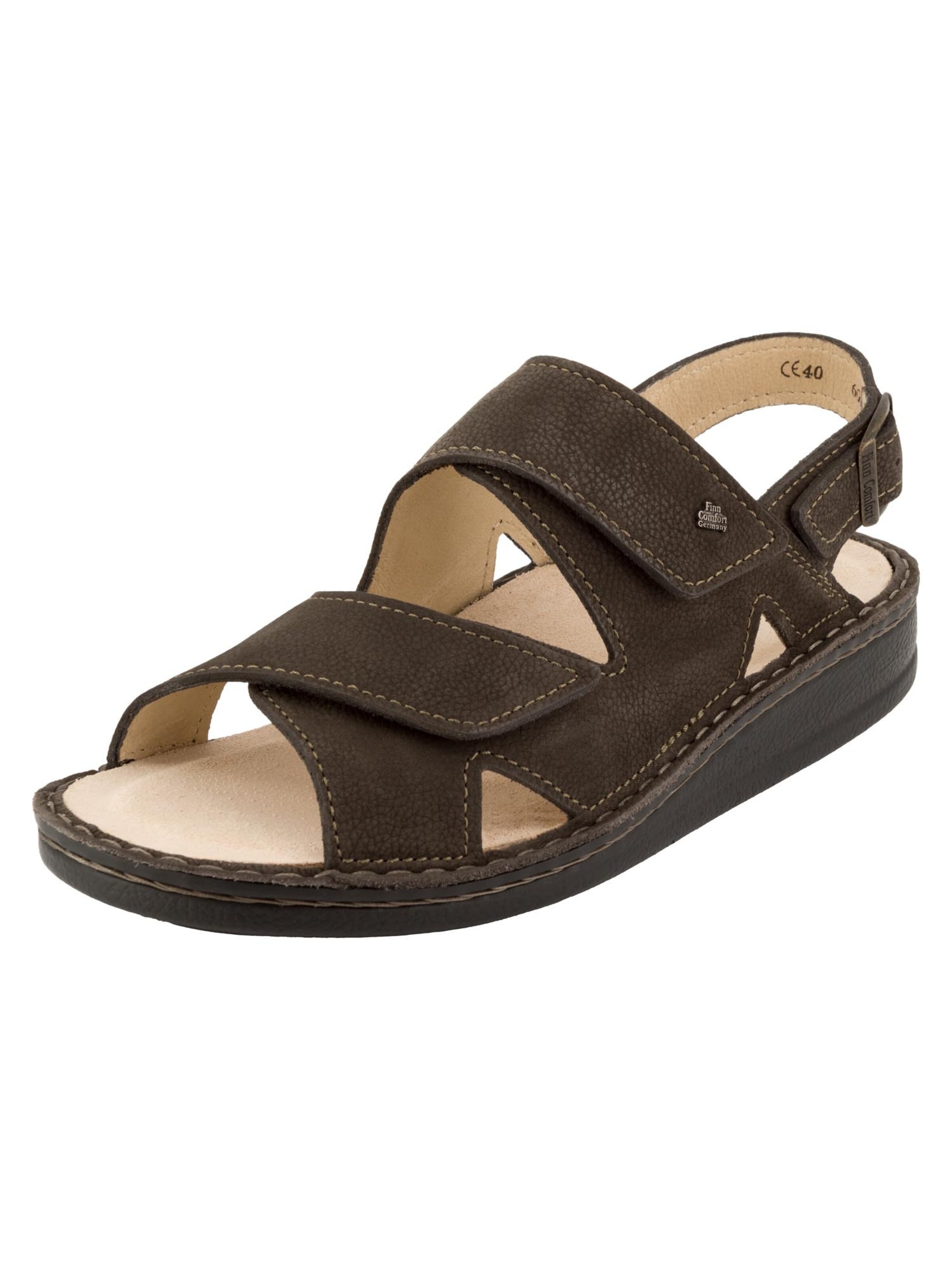 Finn Comfort Sandal 'Toro-S' in Brown