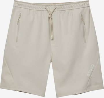 regular Pantaloni di Pull&Bear in grigio: frontale