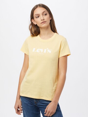 LEVI'S ® Shirt 'The Perfect Tee' in Yellow: front