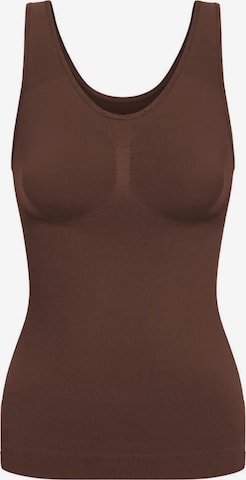cfab Formujúci top 'Figurformendes Shapewear Tanktop' - Hnedá: predná strana