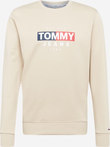 smėlio Tommy Jeans Megztinis be užsegimo: priekis