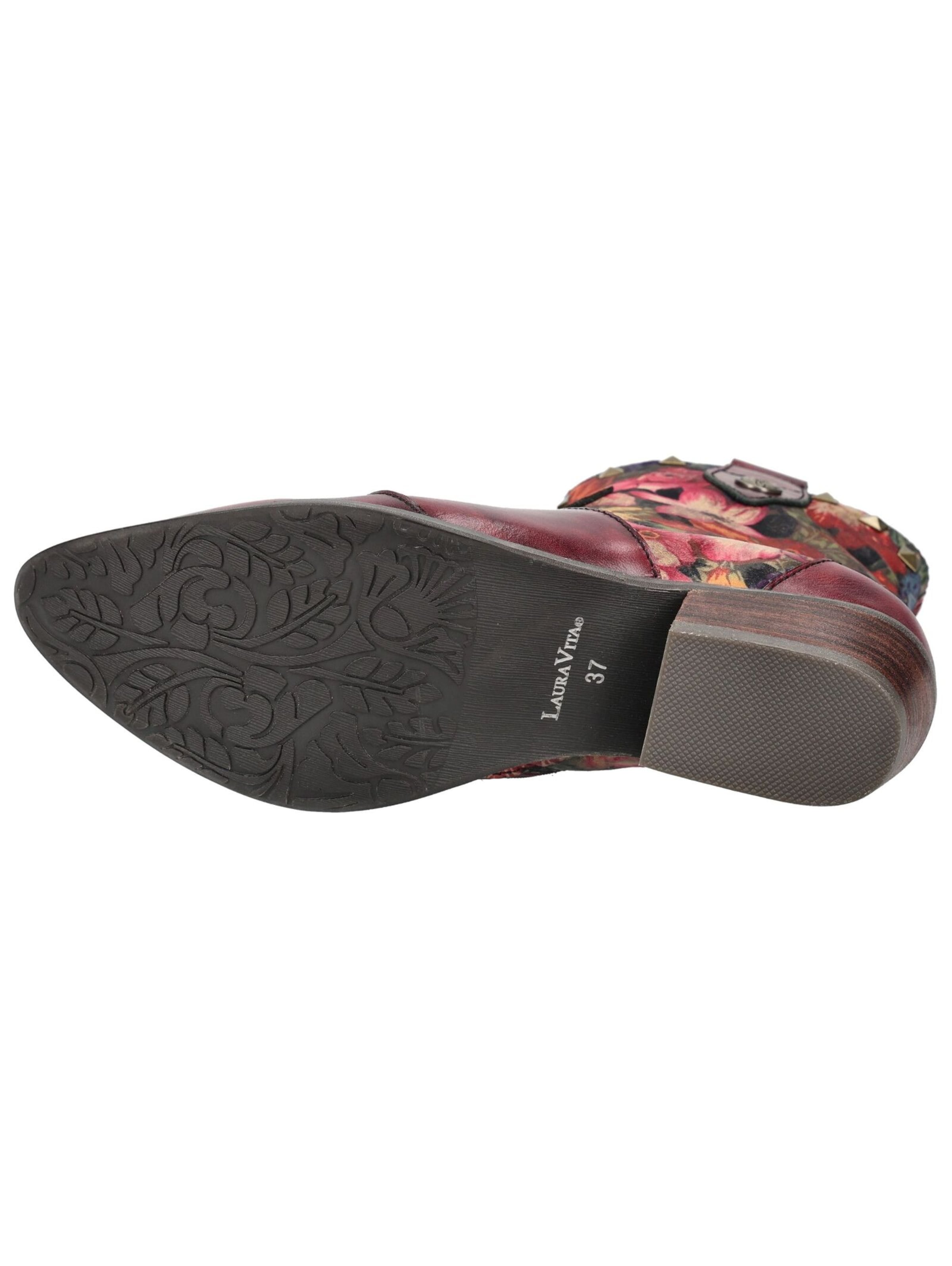 Bottines Laura Vita en rouge