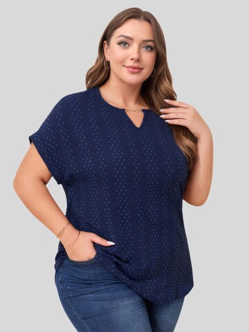 LapaPlus Blouse in Blauw
