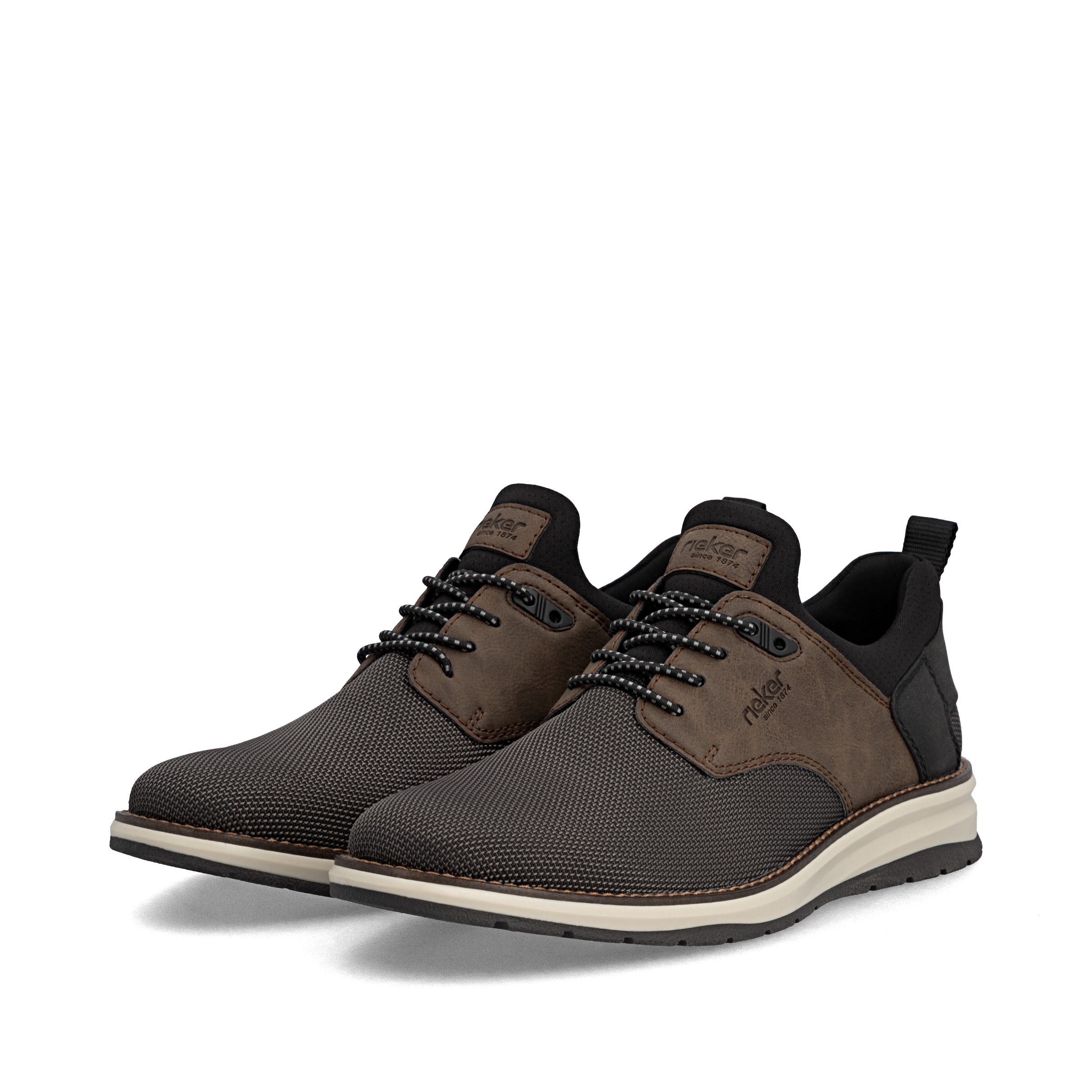 Chaussure de sport à lacets Rieker en marron