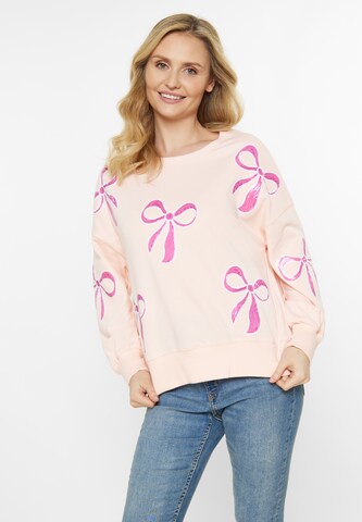usha BLUE LABEL - Sweatshirt em laranja: frente
