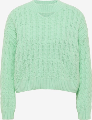 Pull-over MYMO en vert : devant