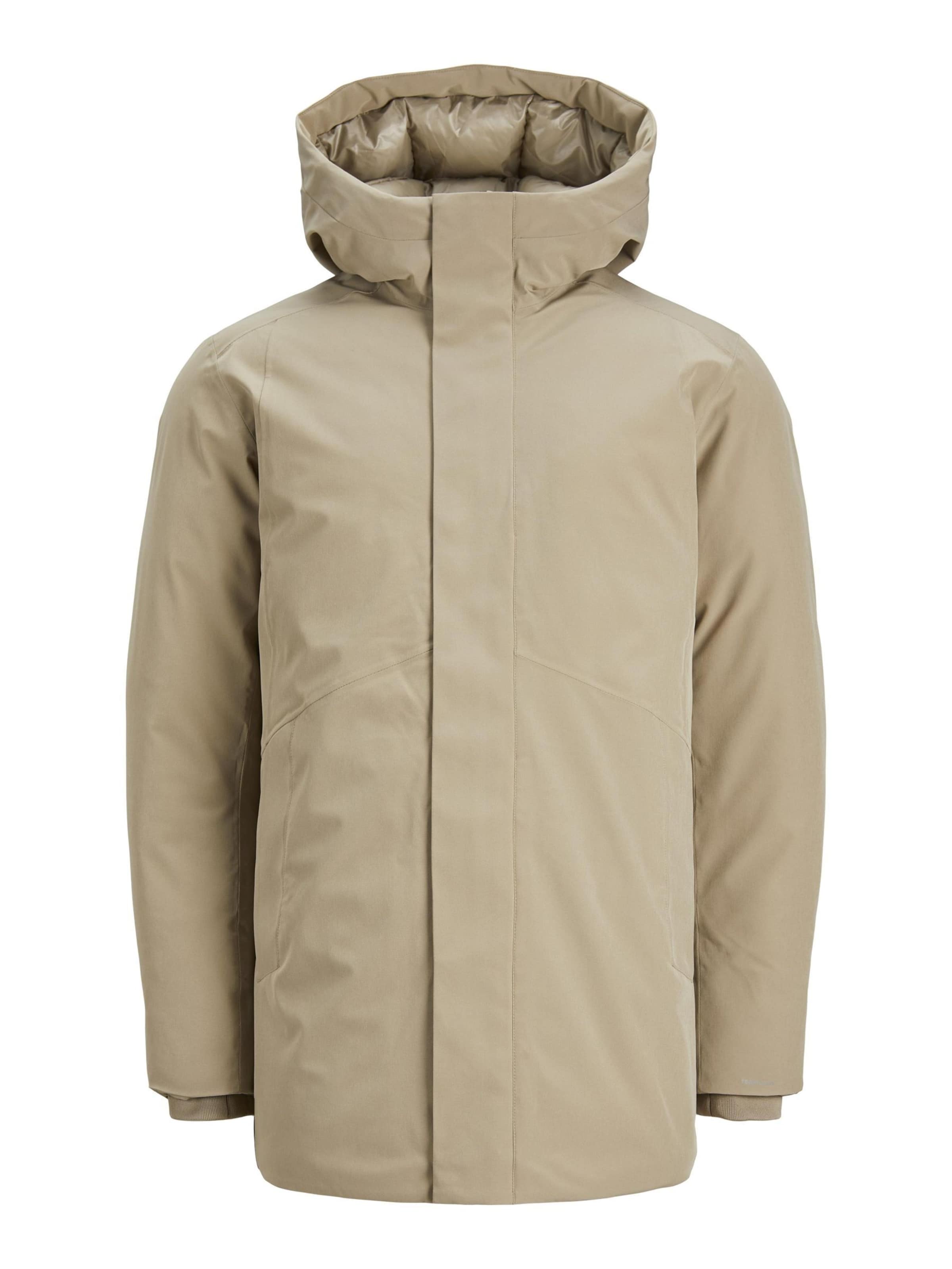 JACK & JONES Winter parka in Beige: front