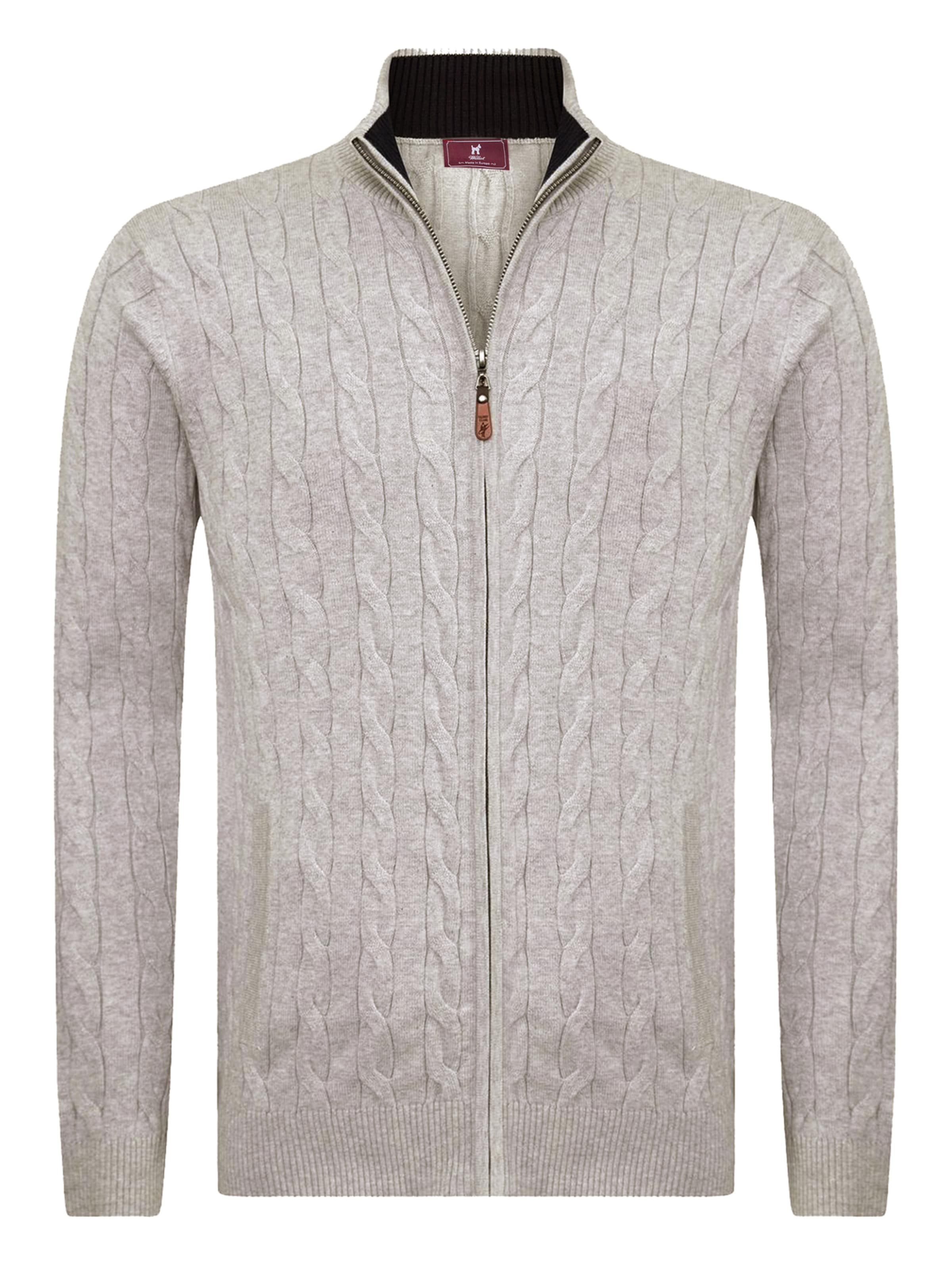 Vestes en maille Williot en gris : devant