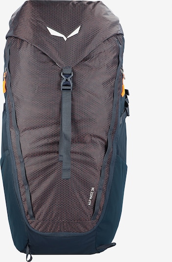 SALEWA Rucksack 'Alp Mate 36' in dunkelblau / taupe / orange / weiß, Produktansicht