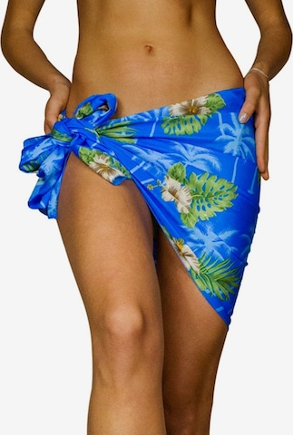 Foulard 'Small Flower' di King Kameha in blu: frontale