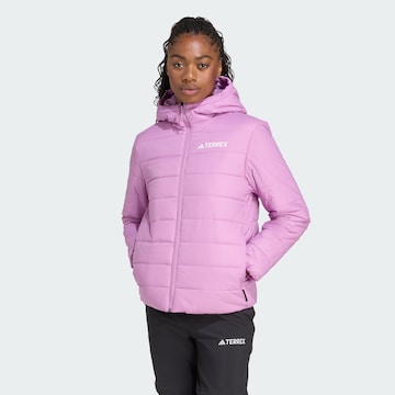 Veste outdoor 'Essentials' ADIDAS TERREX en violet : devant