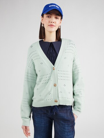 Cardigan 'VIRil' VILA en vert : devant