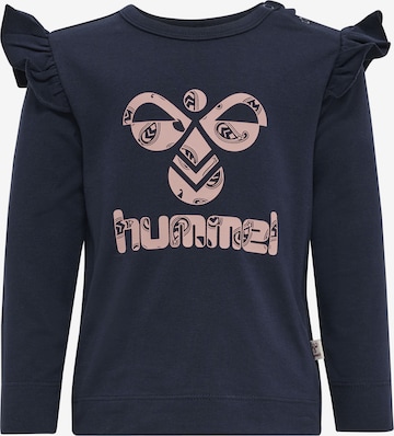 Hummel Shirt in Blauw: voorkant