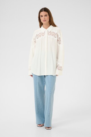 KAREN BY SIMONSEN Bluse 'KBUrith' i hvid