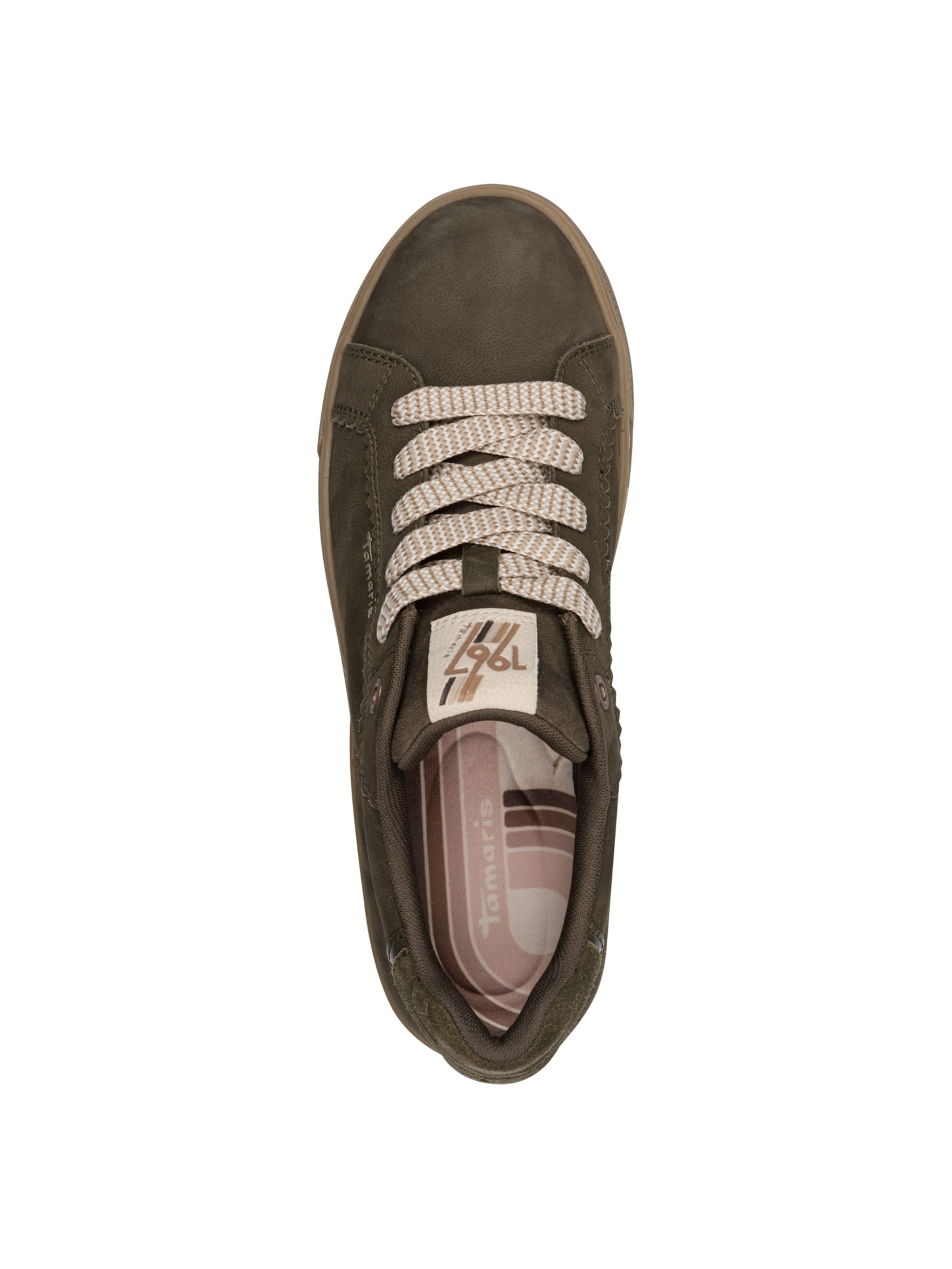 Tamaris Sneakersy niskie w kolorze zielony