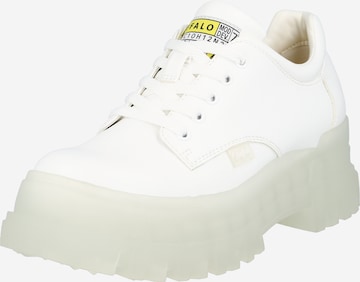 BUFFALO Δετό παπούτσι 'Aspha Cls' σε λευκό: μπροστά