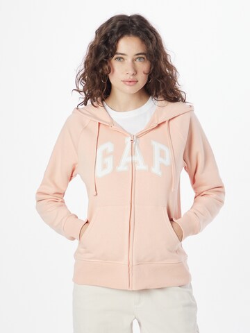 GAP Sweat jacket in Orange: front