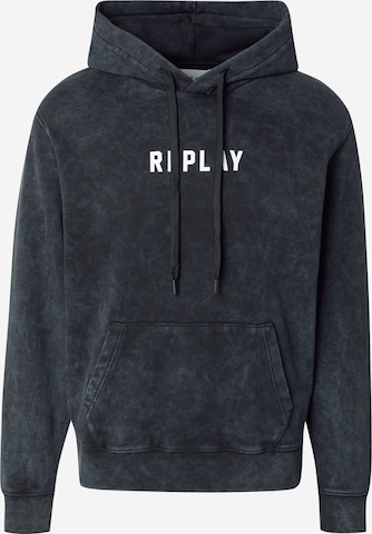 REPLAY Sweatshirt in Black: front