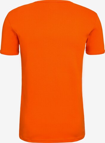 LOGOSHIRT T-Shirt 'Brandt Zwieback 70's' in Orange