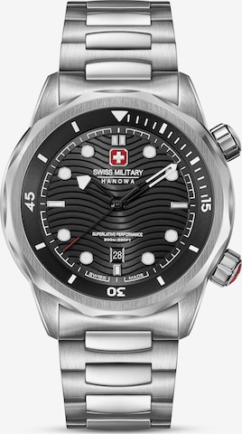 SWISS MILITARY HANOWA Analog watch 'Breakwater' in Silver: front