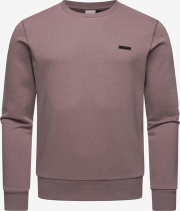 Ragwear Sweatshirt ' Indie ' in Purple: front
