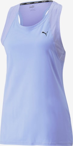 PUMA - Top deportivo en azul: frente