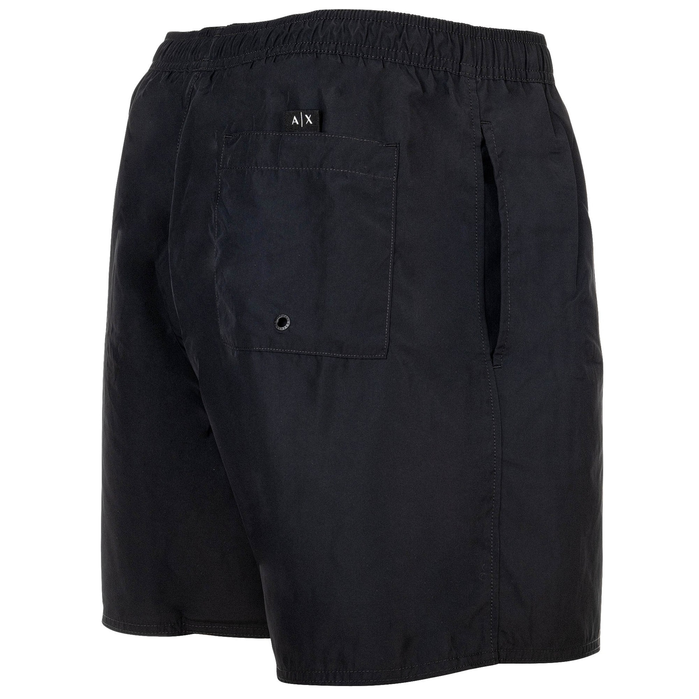 ARMANI EXCHANGE Rövid fürdőnadrágok - fekete