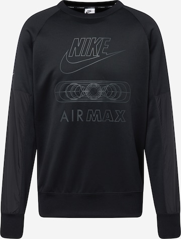 Nike Sportswear Dressipluus 'Air Max', värv must: eest vaates