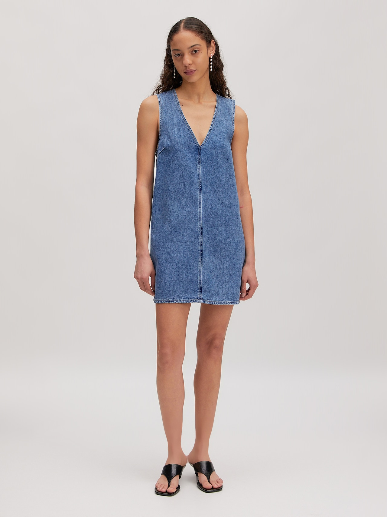 EDITED Jurk 'Xristina' Blauw denim