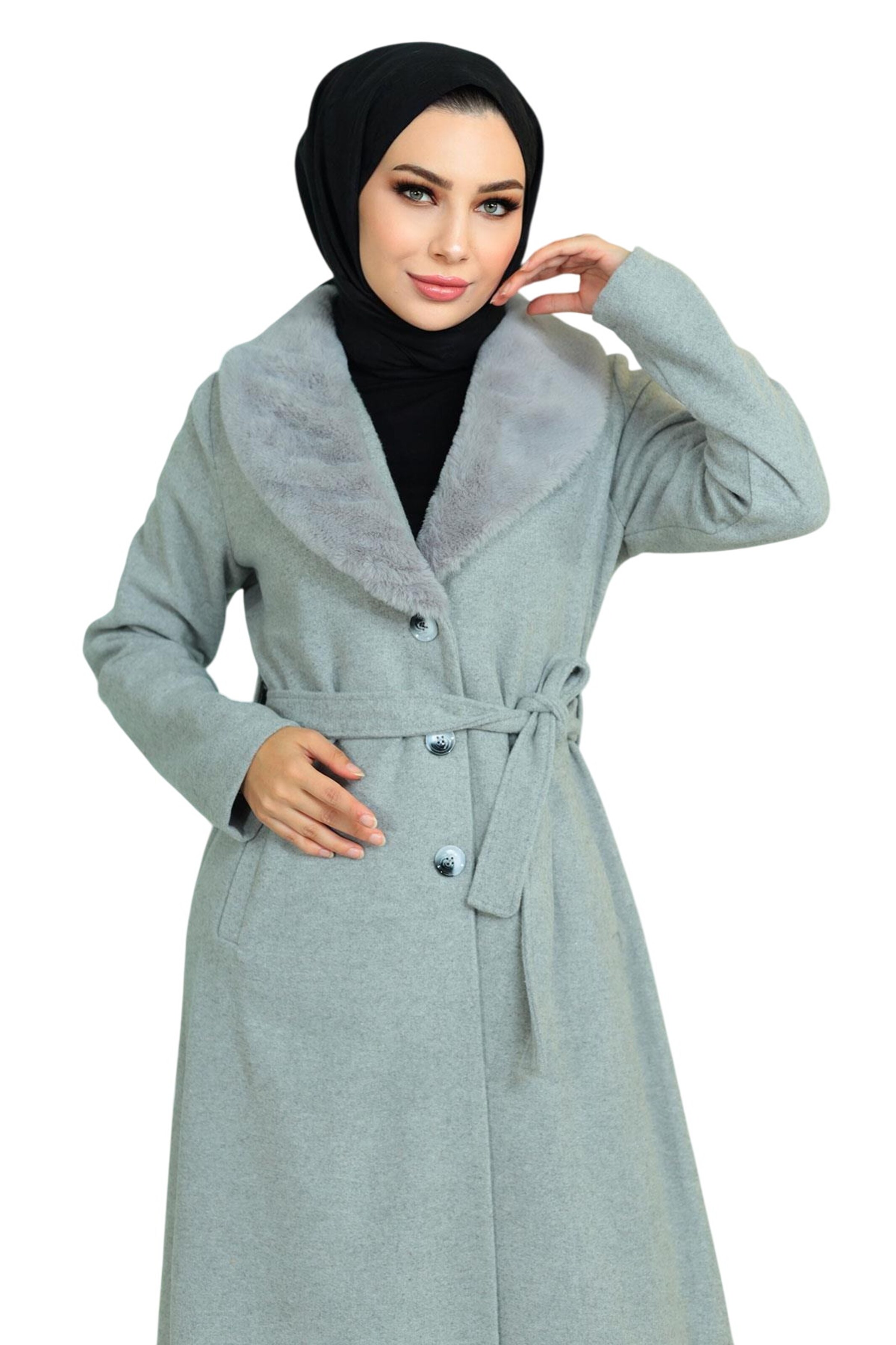 MODAMIHRAM Winter Jacket in Green