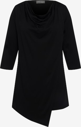 T-shirt Ulla Popken en noir : devant