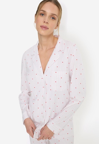 Pijama de la VIVANCE by LASCANA pe alb