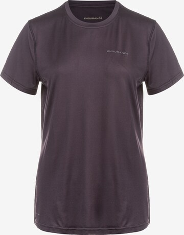 ENDURANCE Performance Shirt 'Yonan' in Brown: front