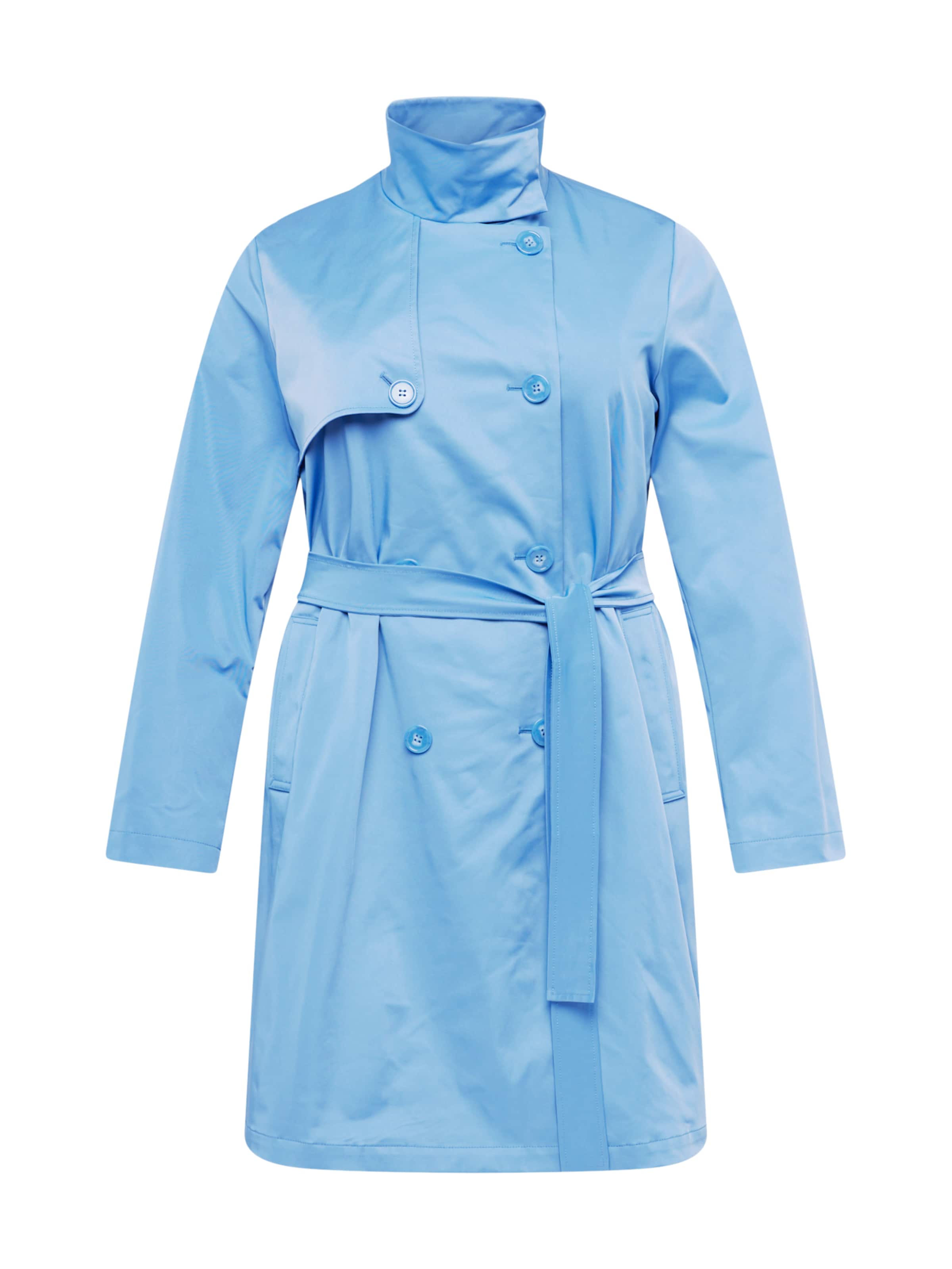 Persona by Marina Rinaldi Overgangsfrakke 'VALLE' i azur, Produktvisning