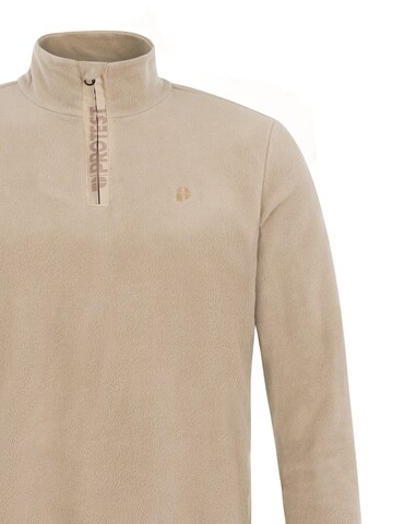 PROTEST Sportsweatshirt 'PERFECTO' in Braun