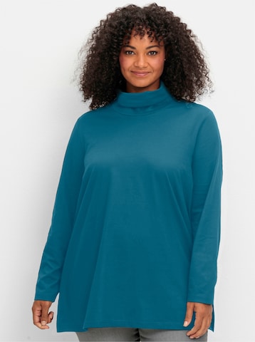 T-shirt SHEEGO en bleu : devant