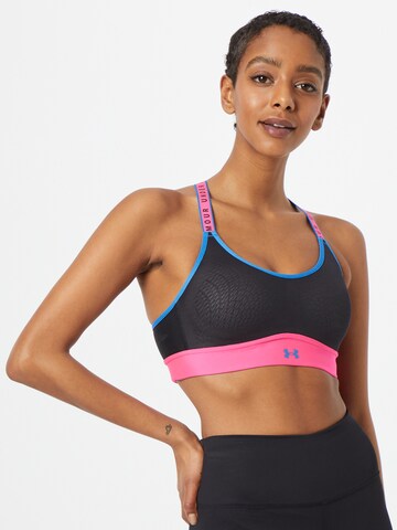 Soutien-gorge de sport UNDER ARMOUR en noir : devant