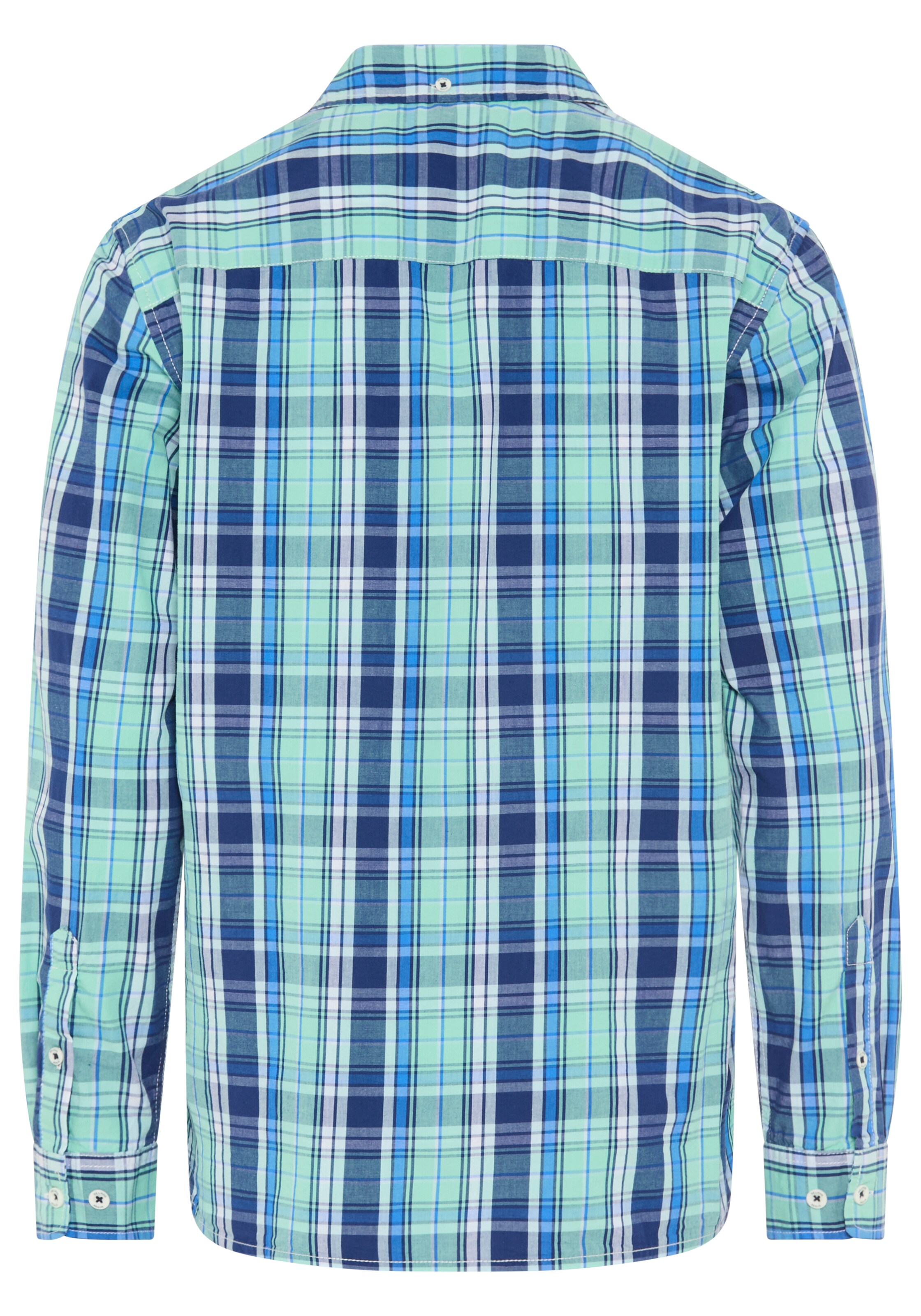 DELMAO Regular fit Button Up Shirt in Green