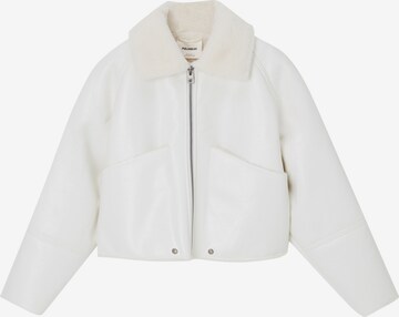 Veste mi-saison Pull&Bear en blanc : devant