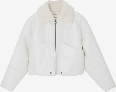 Pull&Bear Veste mi-saison en blanc, Vue avec produit