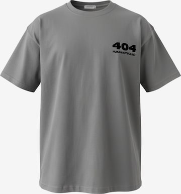 Kleidermafia Paita 'Oversize 404 T-shirt - Grey' värissä harmaa: etupuoli