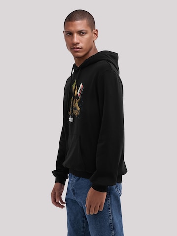 F4NT4STIC Sweatshirt 'Marvel Guardians Of The Galaxy Vol2 Groot Tape' in Zwart